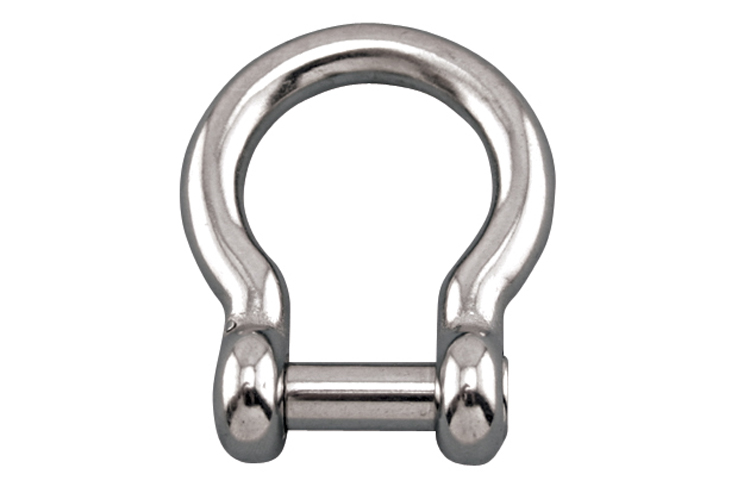 Stainless Steel Bow Shackle with No Snag Pin, S0116-NS06, S0116-NS08, S0116-NS10, S0116-NS12, S0116-NS13, S0116-NS16, S0116-NS20, S0116-NS22, S0116-NS22